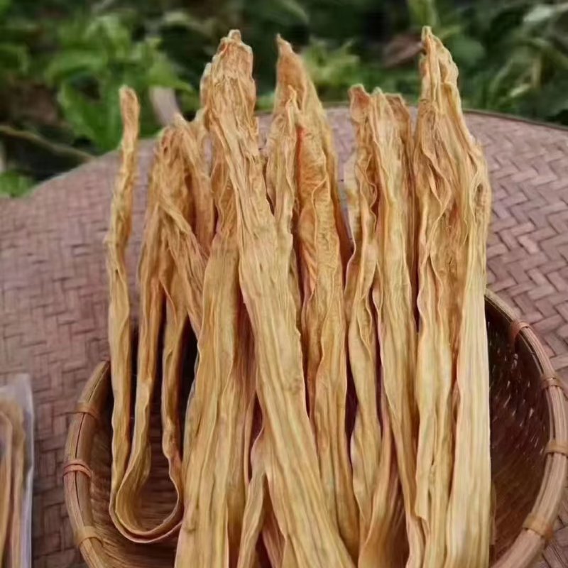 柴火手工腐竹，自家生产无黑科技，自然氧化色，健康食品。