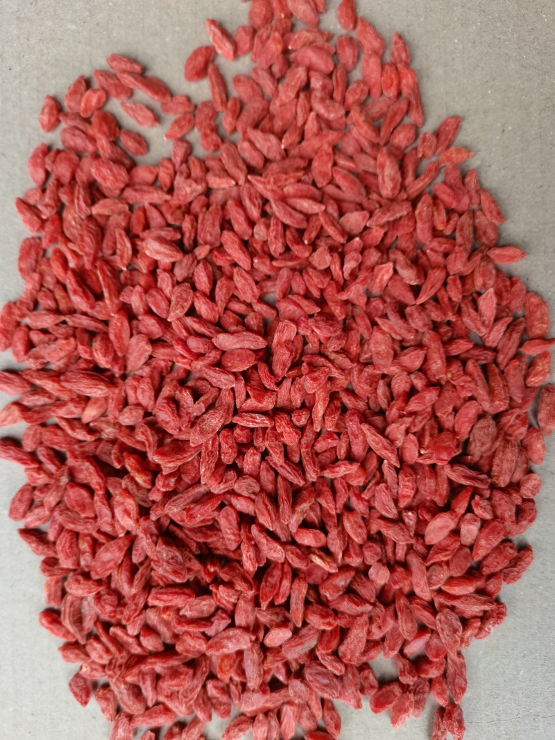优质宁夏红枸杞头茬条形果，颗粒饱满规格齐全