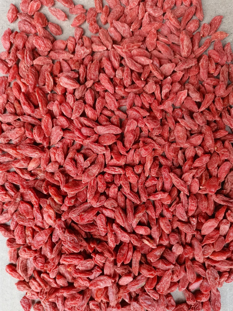 优质宁夏红枸杞头茬条形果，颗粒饱满规格齐全