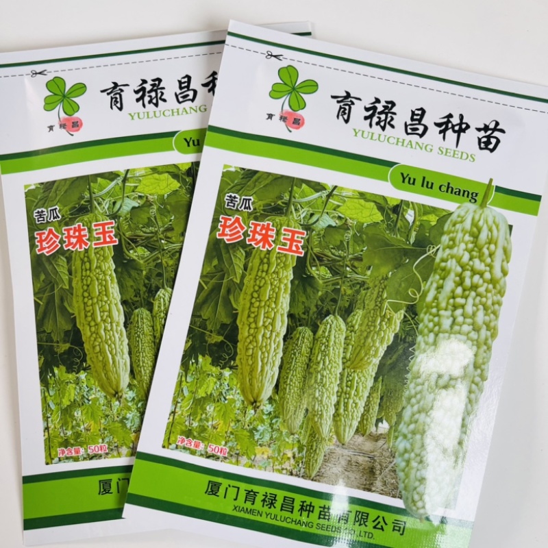 珍珠玉白绿苦瓜种子品种，中早熟品种种子