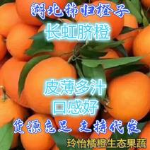 长虹脐橙果大无核、外形美产地大量有货，水分充足，爽口化渣