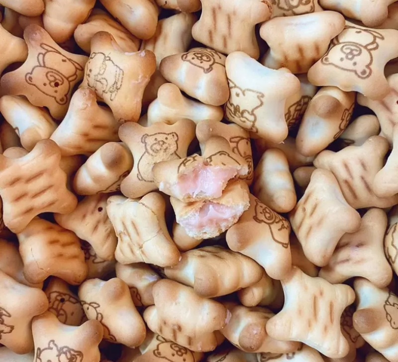 注心饼干三种口味