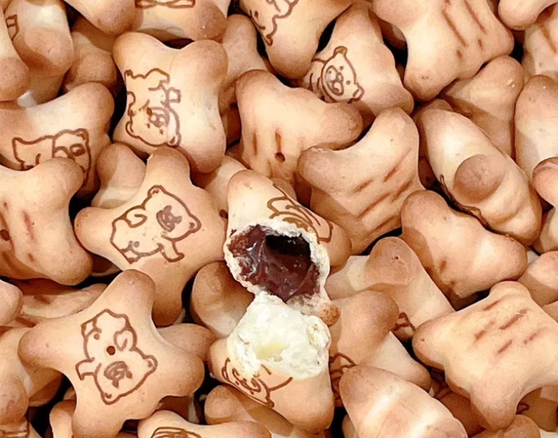 注心饼干三种口味