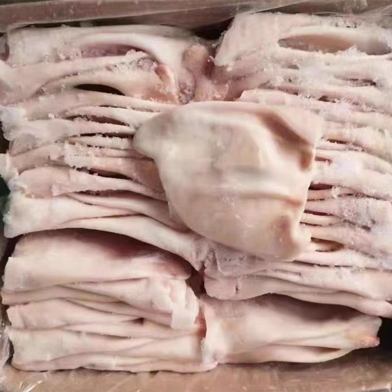 新鲜冷冻猪耳朵猪耳片生猪耳片20斤一箱干净无毛卤菜