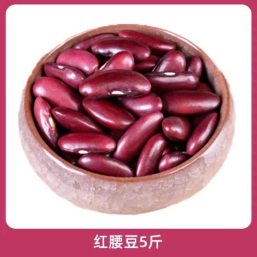 包邮云南红腰豆红芸豆5斤农家新鲜云豆饭豆米干货杂粮红豆子