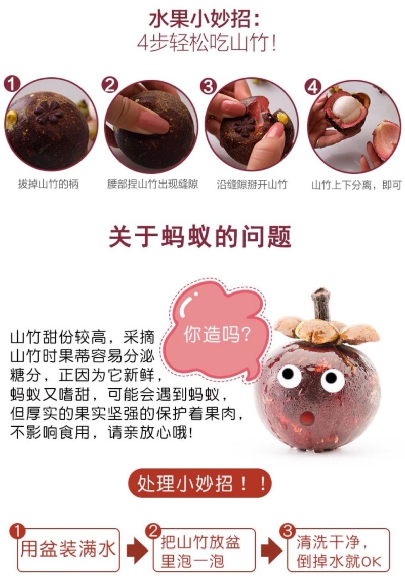 泰国进口山竹/社区团购/直播平台/淘宝/拼多多代发