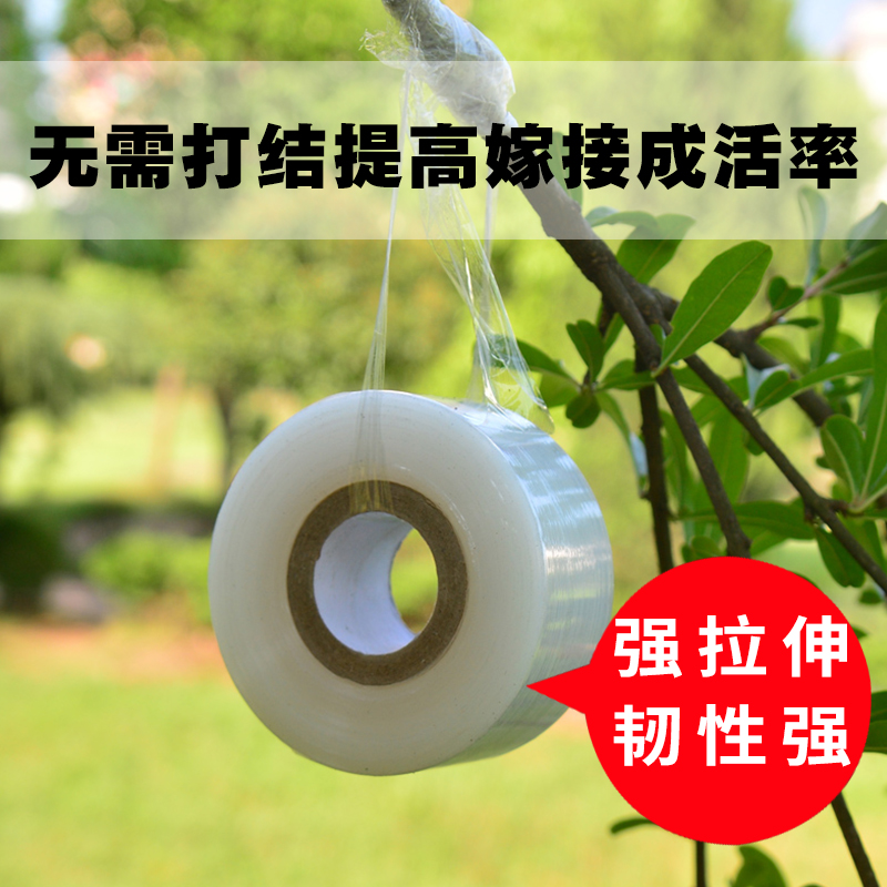 嫁接膜专用膜PE无需打结薄膜自粘式园林果树嫁接胶带包扎带
