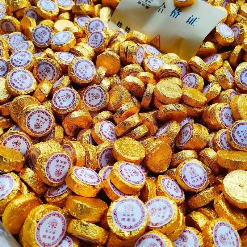 糯米香普洱熟茶1斤糯香普洱茶云南糯米普洱茶小沱茶香寨普洱