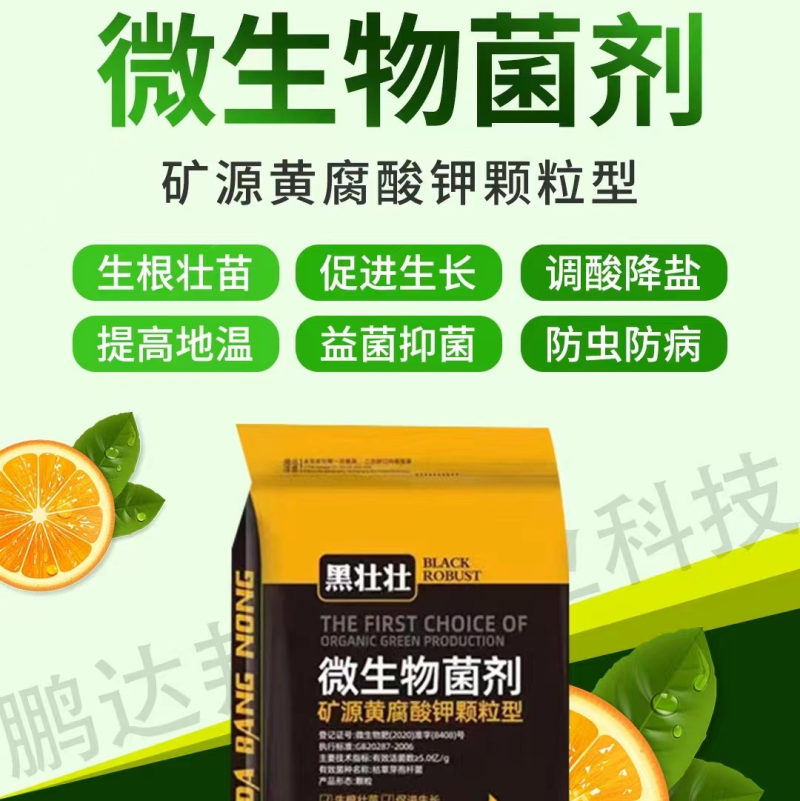 生根壮苗.促进生长.提高地温.矿源黄腐酸钾颗粒型