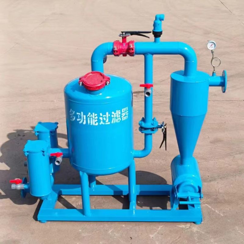 离心加双砂石加碟片过滤器水肥一体机，自动施肥