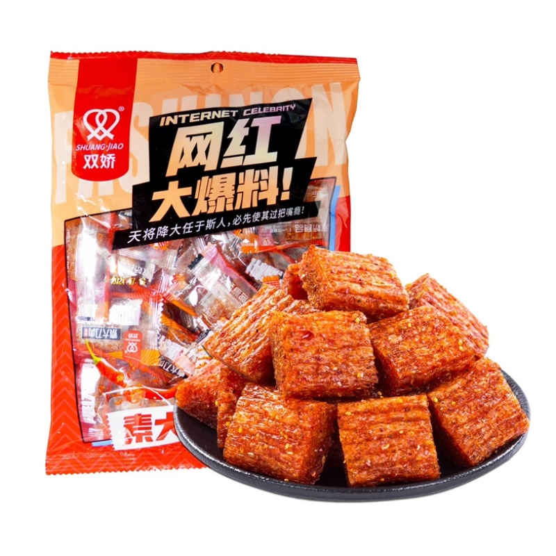 素牛尾巴辣条批发麻辣味大分量140g