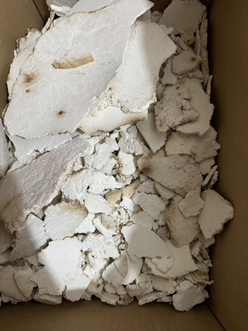 茯苓片桶装茯苓实拍发货如图大别山茯苓生切薄片