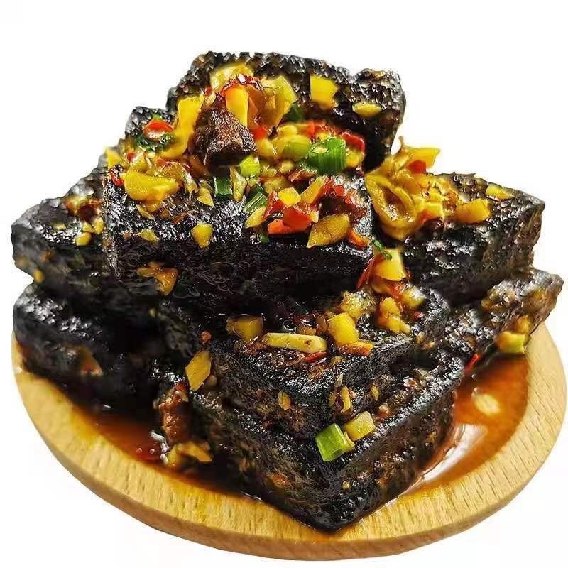 长沙臭豆腐直接拌的好吃臭豆腐配戴料包无需再加工