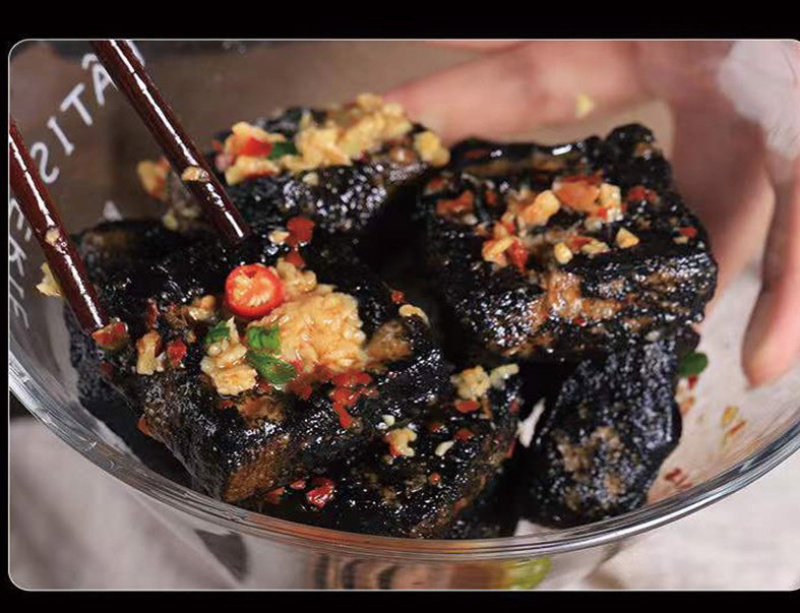 长沙臭豆腐直接拌的好吃臭豆腐配戴料包无需再加工