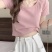 圆领短款女T