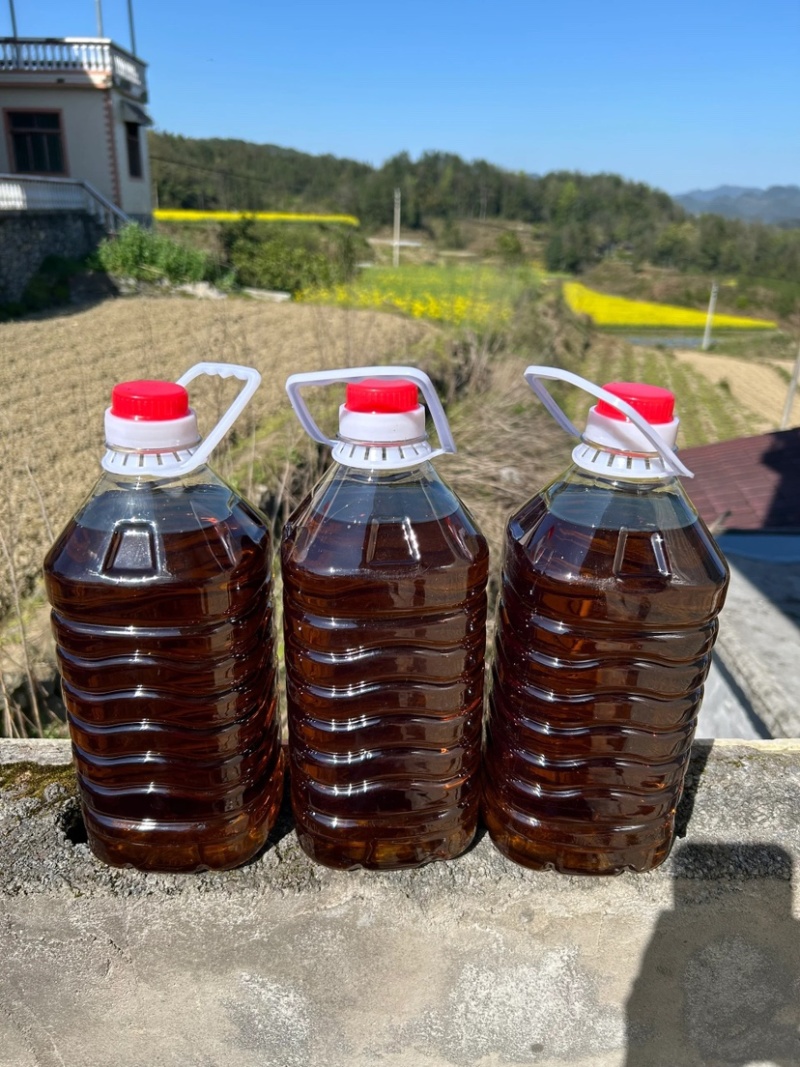 纯菜籽油5升品质保证50元一桶，健康农家自榨