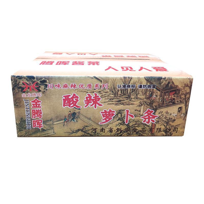 【酸辣萝卜丝】腾晖酸辣萝卜条一整箱8斤香脆麻辣萝卜干红油