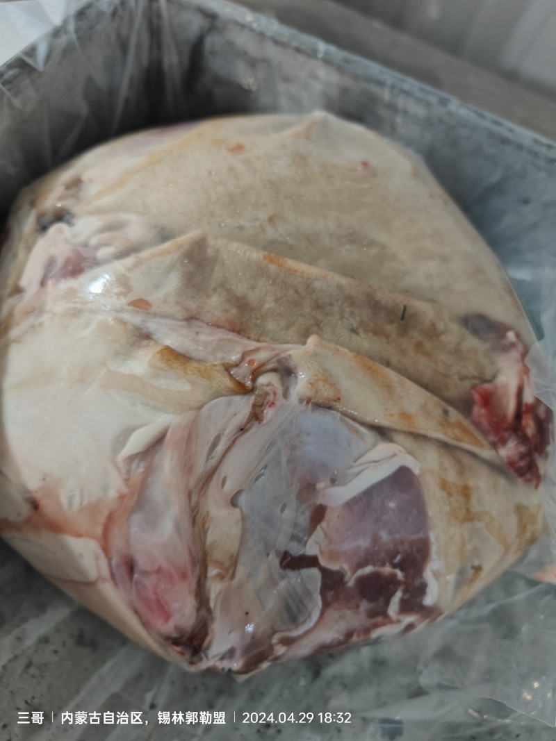 内蒙带皮羊腿肉，羊前后腿肉，羔羊前后腿包，带皮腿肉，