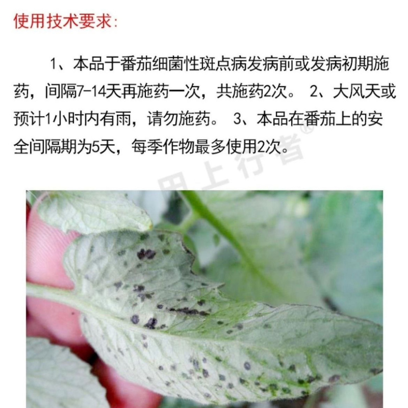 3%春雷素·多粘菌细菌性斑点病春雷霉素多粘菌
