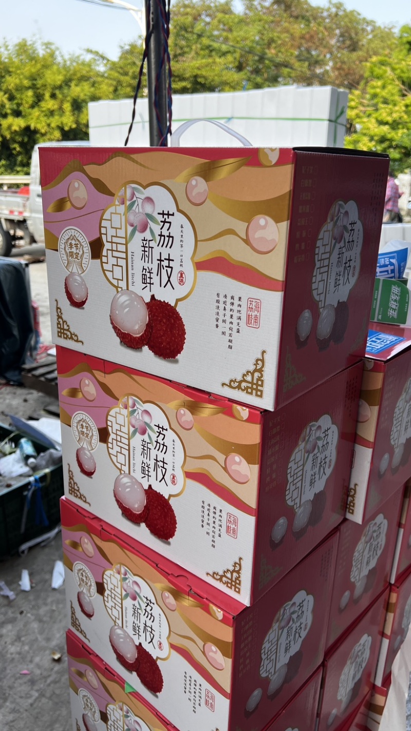 海南陵水文昌妃子笑荔枝专业做货量大优惠市场