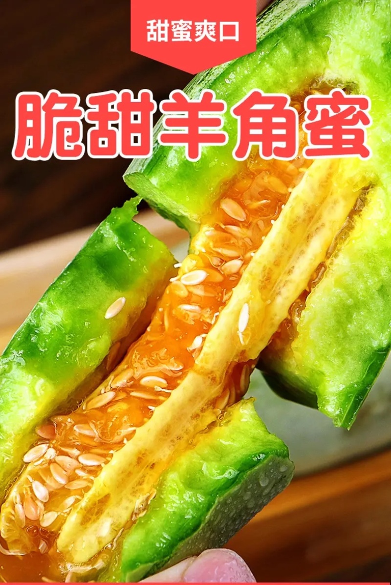 【精品头茬】羊角蜜甜瓜，大量供应电商，市场，货源充足可视频