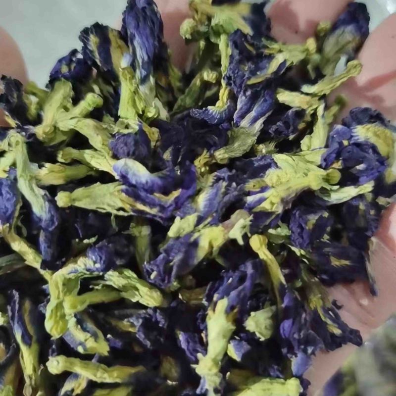 蝶豆花蓝蝴蝶花茶蓝色花茶代发产地批发花茶