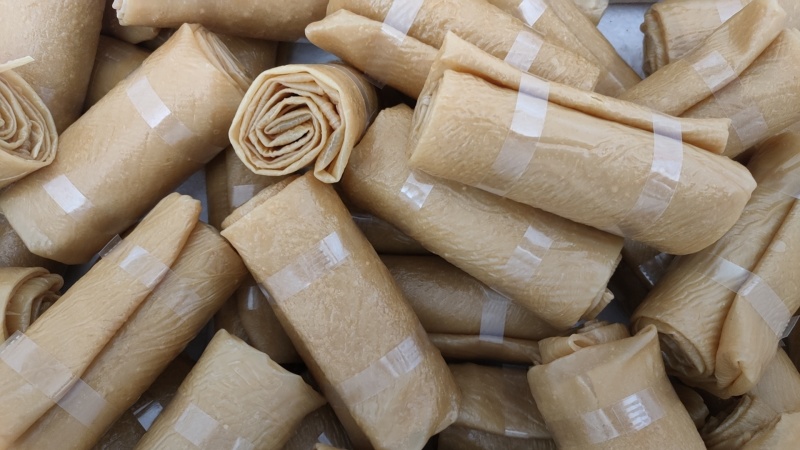 鲜油皮！豆皮！火锅皮！豆香浓后一手货源质量保证