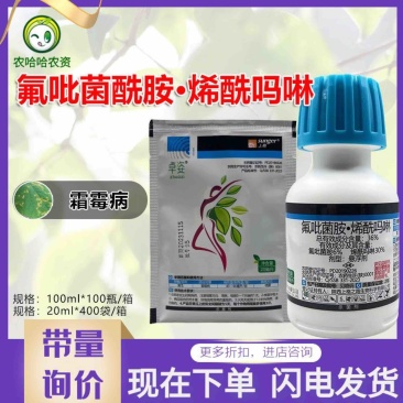 上格卓姿氟吡菌酰胺烯酰吗啉黄瓜霜霉病内吸杀菌剂