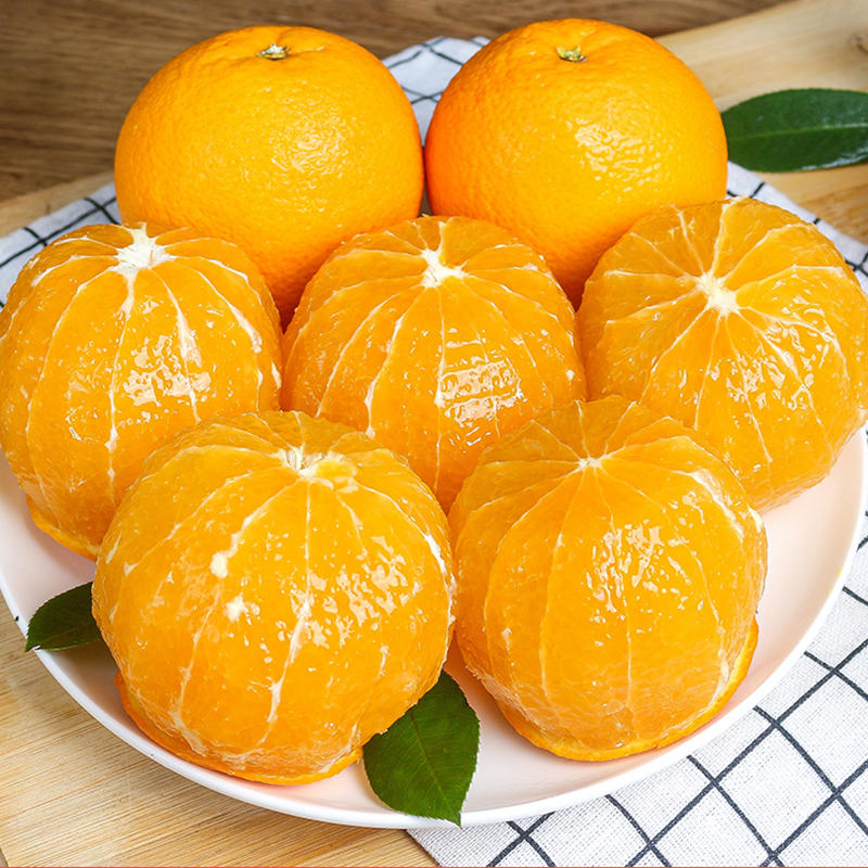 新鲜夏橙产地湖北秭归口感酸甜可实地看货代发代办