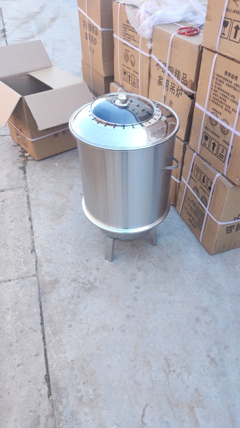 烧烤用具，不锈钢烧烤吊炉，做工好，使用方法简单，结实耐用