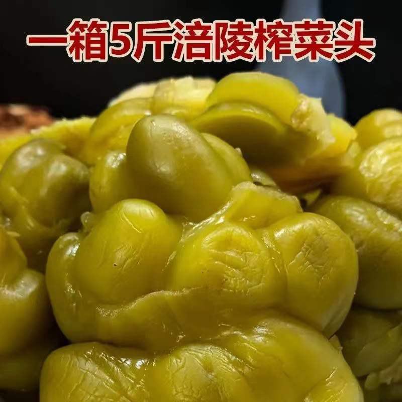 【泡菜】【榨菜头新鲜】涪陵榨菜头全形整颗榨菜整箱包邮