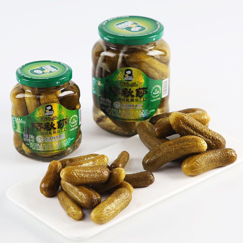 【酸黄瓜】喀秋莎俄式酸黄瓜罐头瓶装330g/670g腌制
