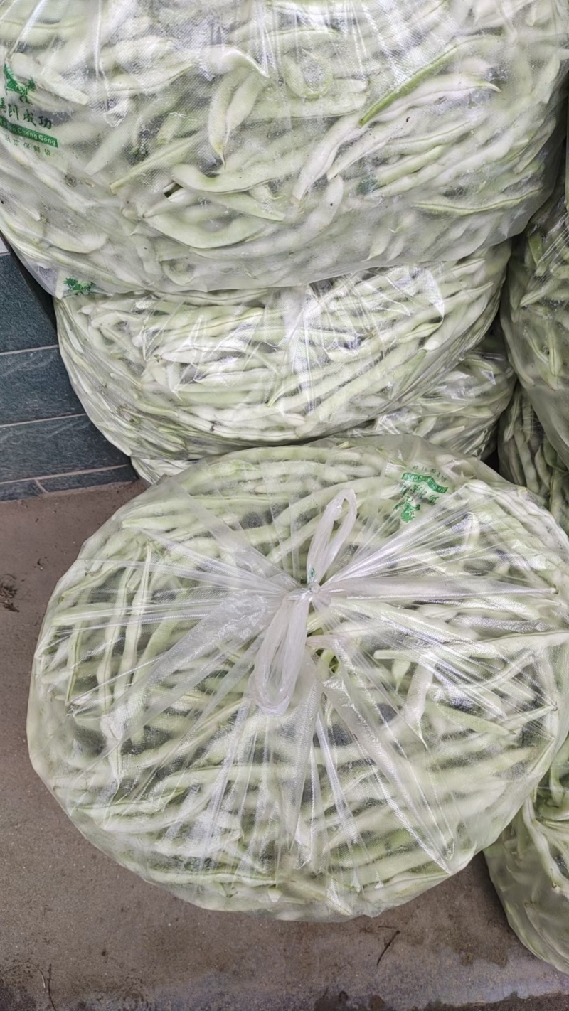 白不老四季豆，颜色好没有虫眼，老嫩合适产地直销