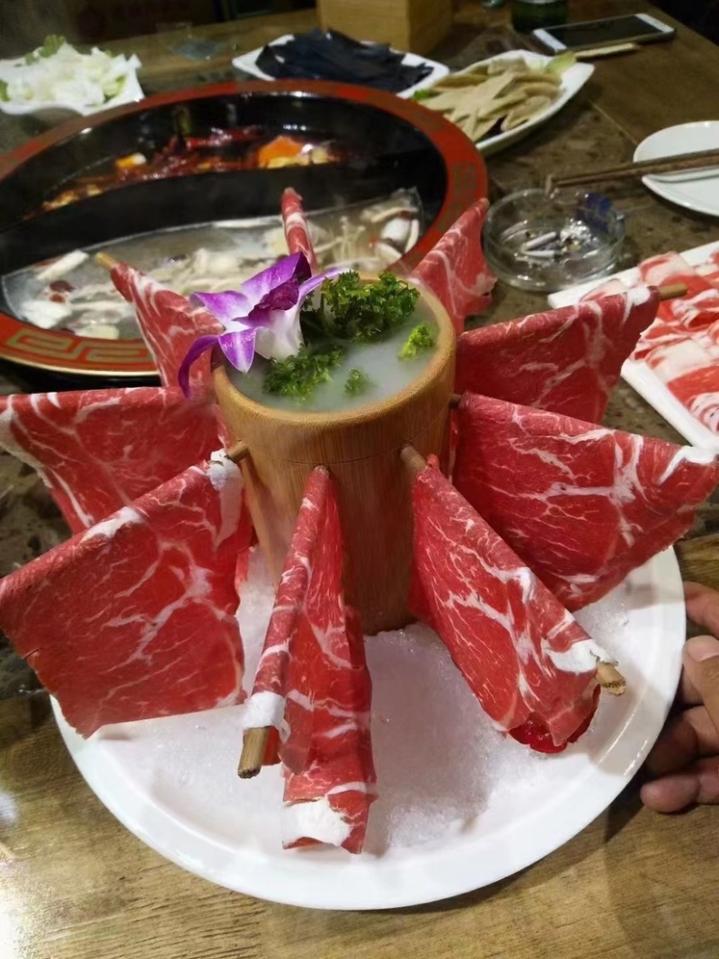国产B上脑，公牛纯干排酸72小时，带花纹，烤肉涮锅