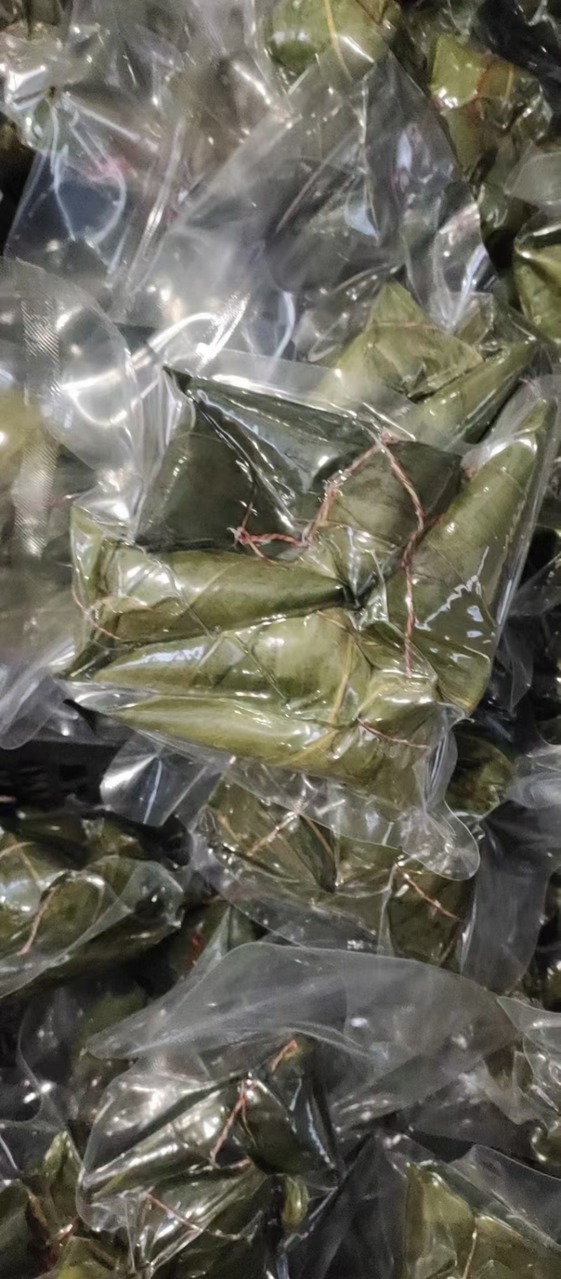 各种规格单个白包装粽子