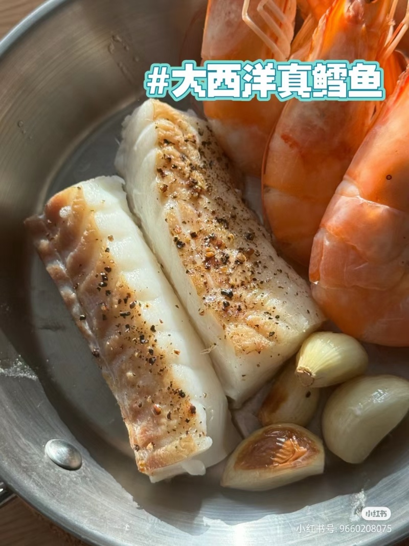 大西洋真鳕鱼净肉去刺去皮不泡药，出口品质