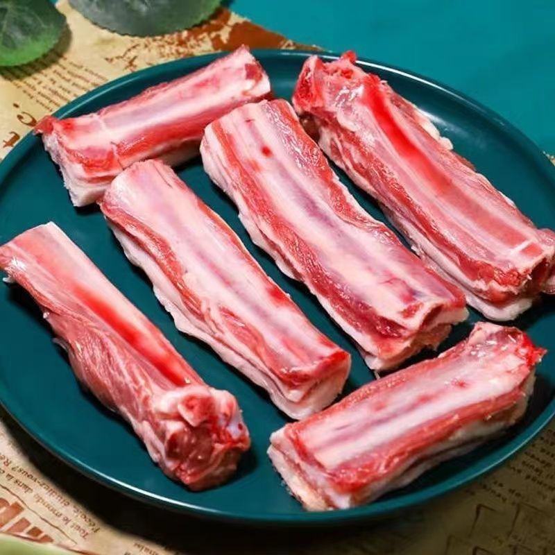 内蒙羊排肋排散养羔羊新鲜现杀羊排骨手把肉羊肋条滩羊排