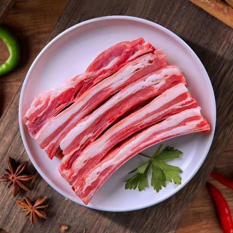内蒙羊排肋排散养羔羊新鲜现杀羊排骨手把肉羊肋条滩羊排
