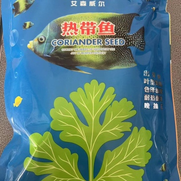 热带鱼耐热大叶香菜种子，油亮深绿，香味浓郁，耐湿耐抽苔
