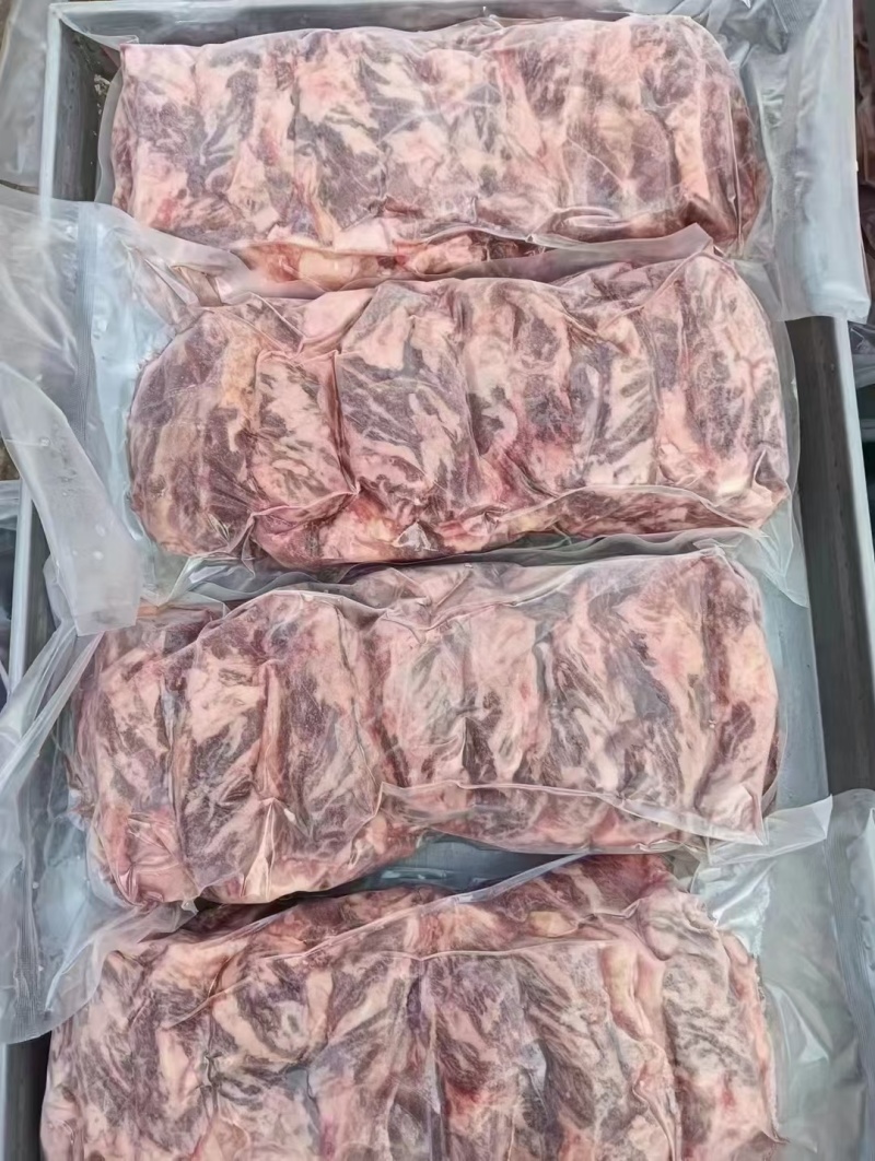 纯干腹肉条牛肋条各类谷饲草饲现货供应中质量保证