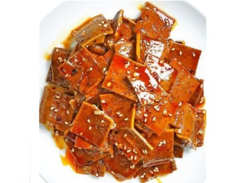 冷吃熟食麻辣豆干块开袋即食一斤装批发可代发