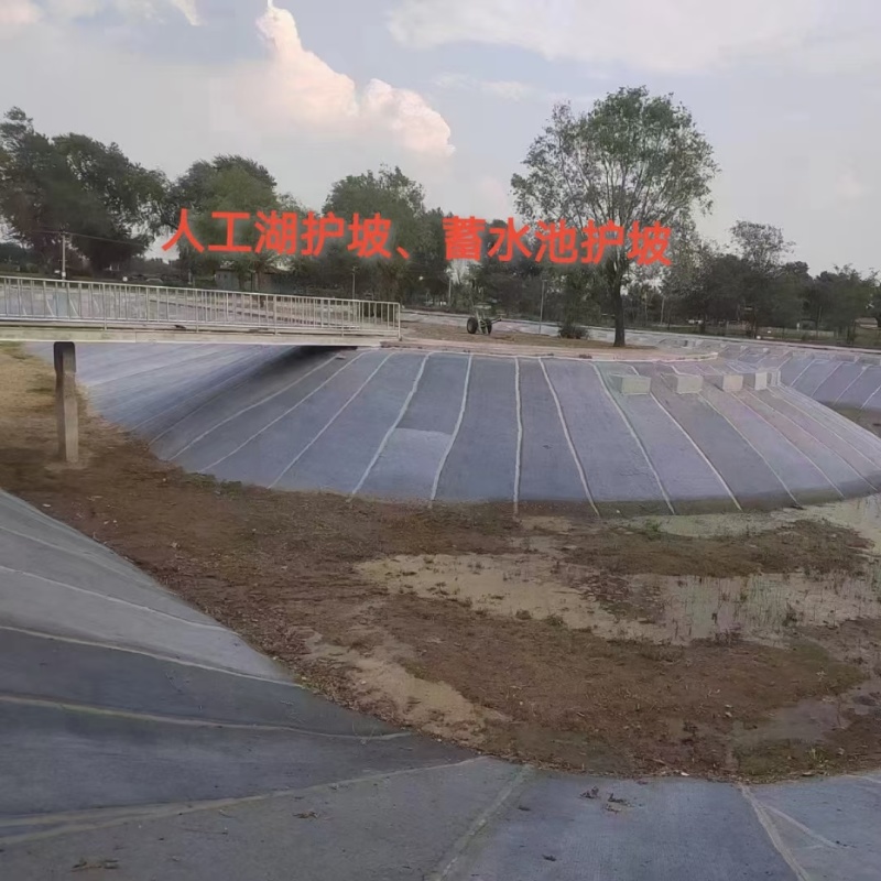 鱼塘护坡水泥毯水渠用水泥毯大棚墙护坡水泥毯