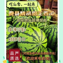 费县精品甜王西瓜。货源充足稳定，品质严选。皮薄脆甜