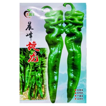 晨峰旋龙中果早熟螺丝椒种子耐热耐寒彭果快基地辣椒种子抗病高产