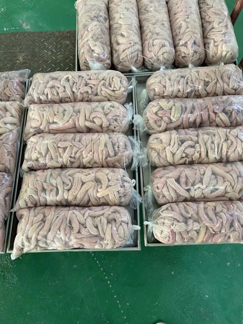 抛开去油牛小肠，精修，熟度高，颜色鲜亮，公牛牛肠，质量高