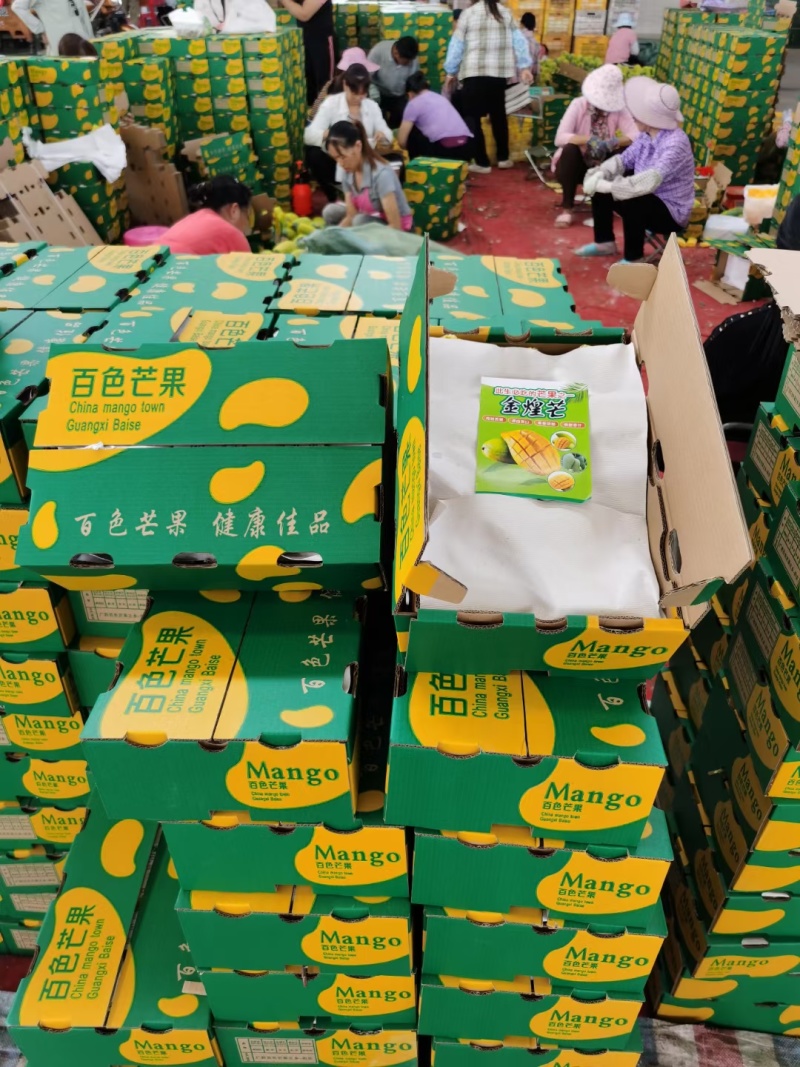 广西甜心金煌芒，承接社区团购，落地配，市场档口，电商代发
