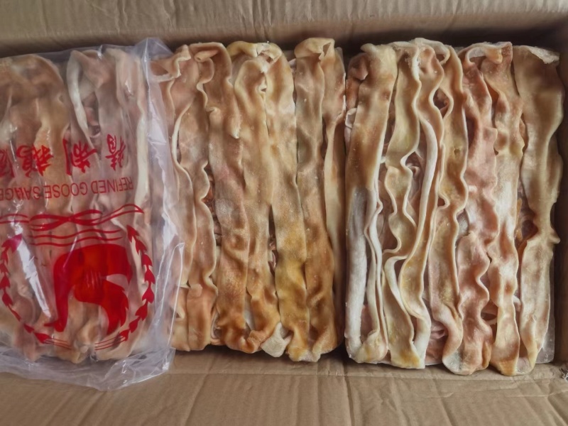 鹅肠批发冷冻鹅肠火锅食材冷鲜鹅肠滑嫩脆爽
