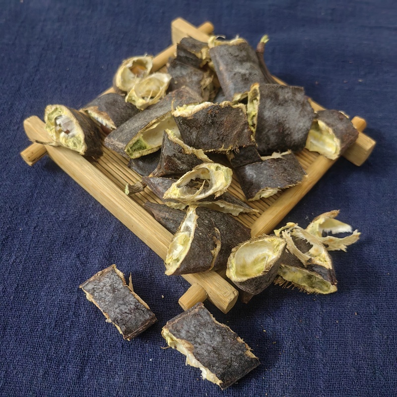皂角皂荚皂角切片中药材批发皂角实物拍摄