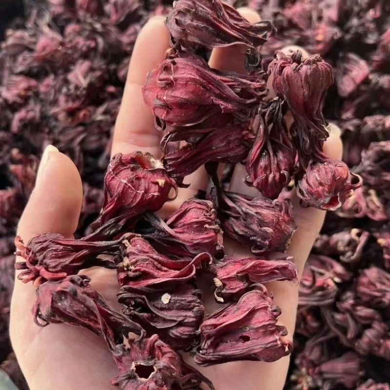 洛神花干新鲜玫瑰茄干整朵精选无硫熏批发零售