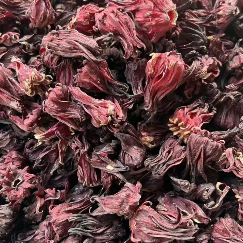 洛神花干新鲜玫瑰茄干整朵精选无硫熏批发零售